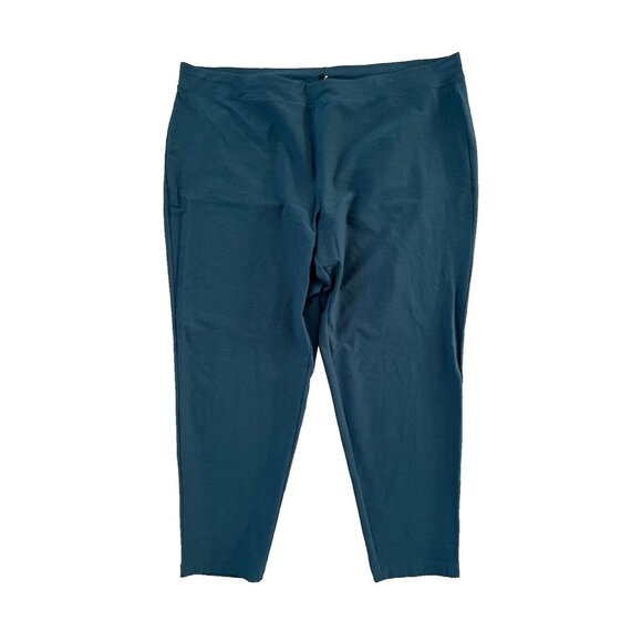 Eileen Fisher Stretch Crepe Pants in Pacifica ( 3X )
